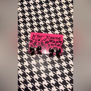 Betsey Johnson Bow Earrings